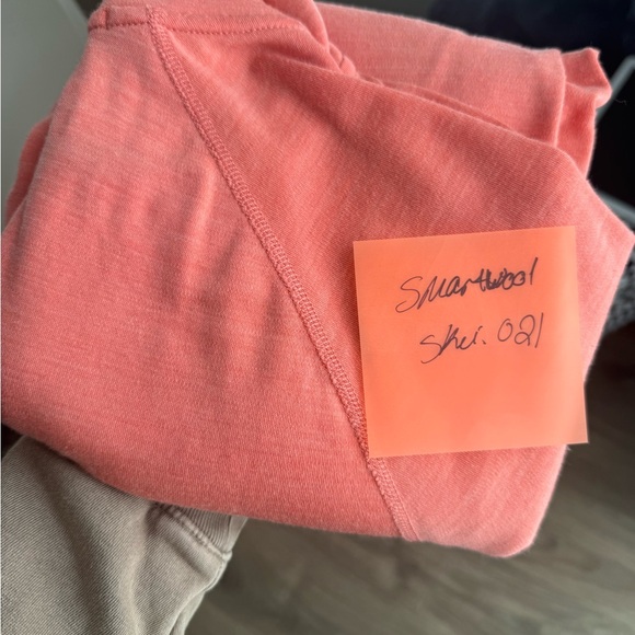 Smartwool Merino Base Layer 1/4 Zip - Orange / Size Large - Picture 10 of 10